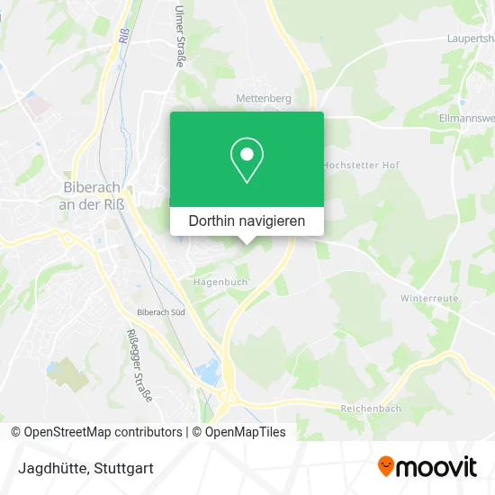 Jagdhütte Karte