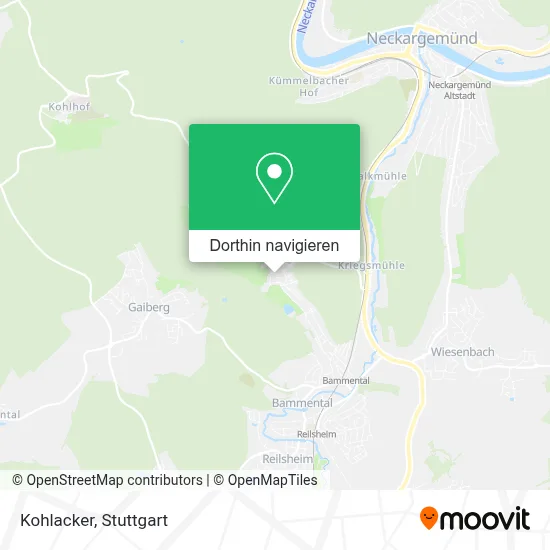 Kohlacker Karte
