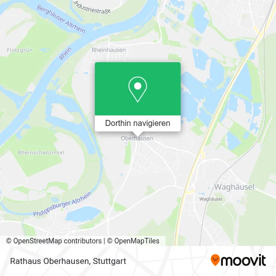 Rathaus Oberhausen Karte