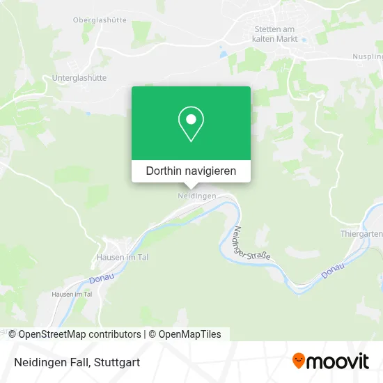Neidingen Fall Karte