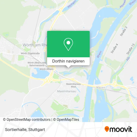 Sortierhalle Karte