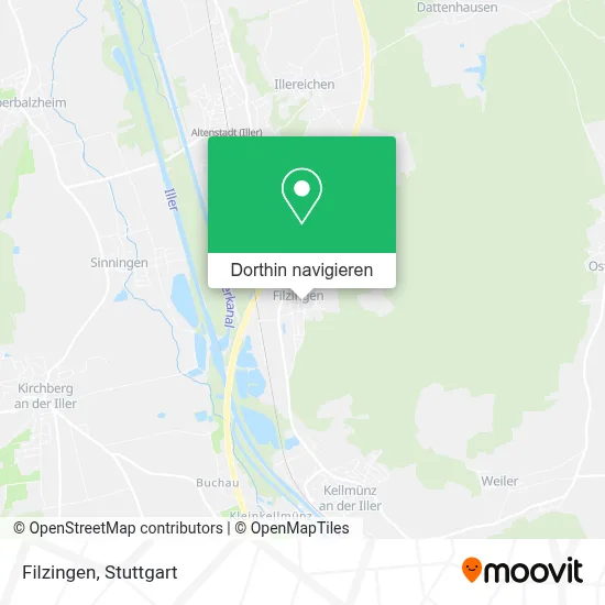 Filzingen Karte