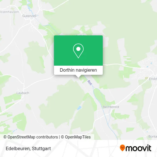 Edelbeuren Karte
