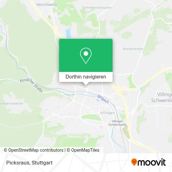 Picksraus Karte