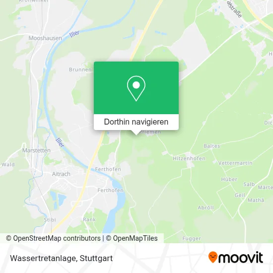 Wassertretanlage Karte