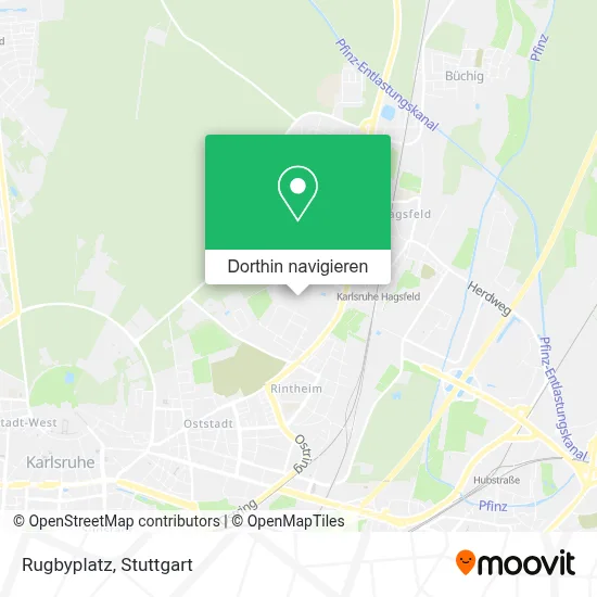 Rugbyplatz Karte
