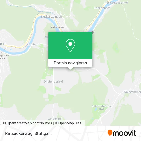 Ratsackerweg Karte