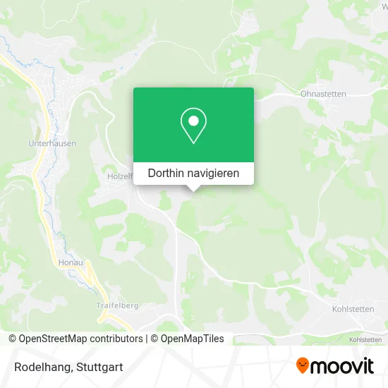 Rodelhang Karte