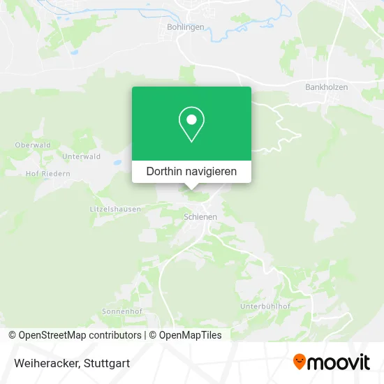 Weiheracker Karte