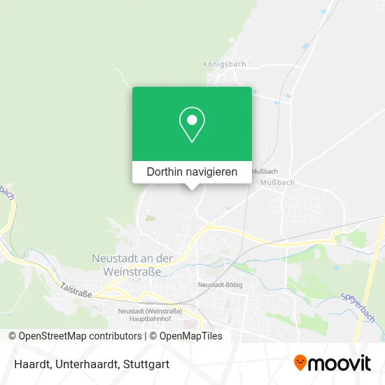 Haardt, Unterhaardt Karte