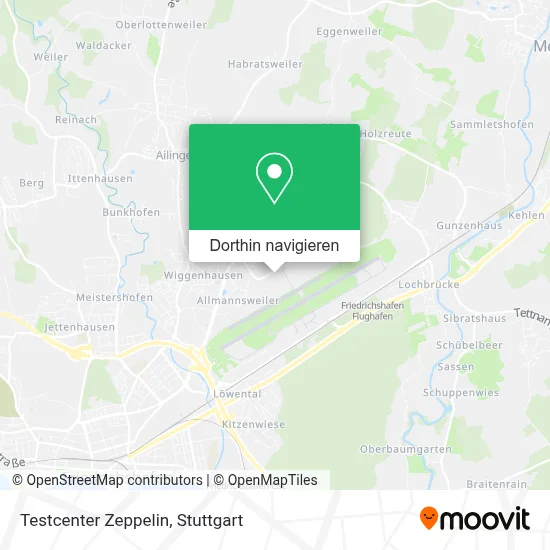 Testcenter Zeppelin Karte