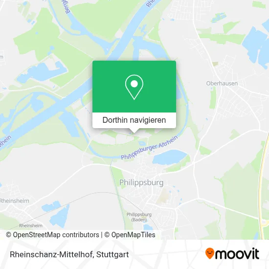 Rheinschanz-Mittelhof Karte