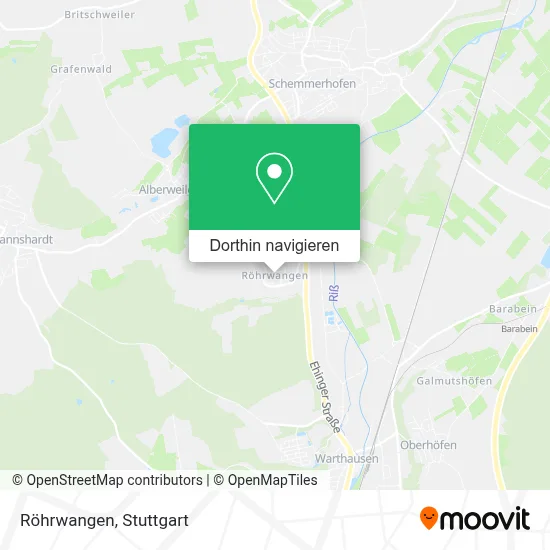 Röhrwangen Karte
