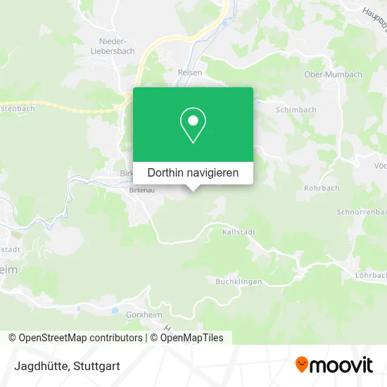 Jagdhütte Karte