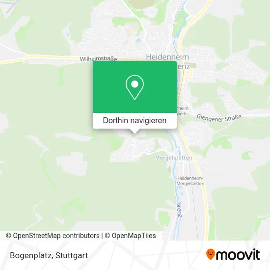 Bogenplatz Karte