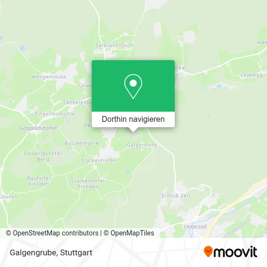 Galgengrube Karte