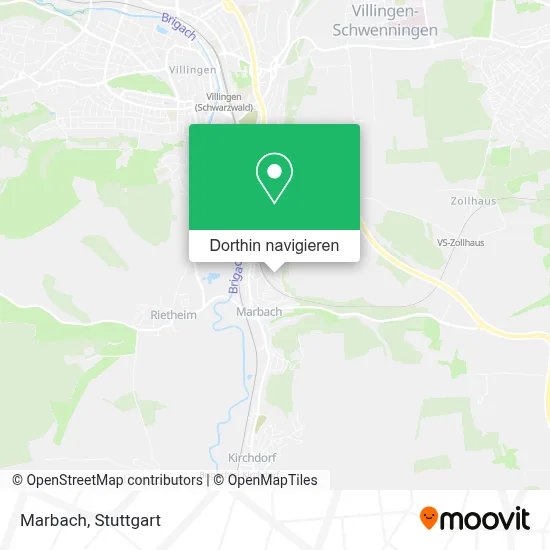 Marbach Karte
