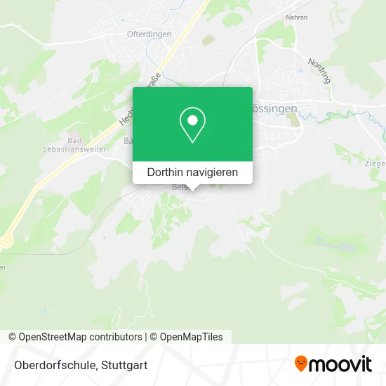 Oberdorfschule Karte
