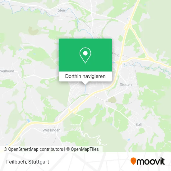 Feilbach Karte