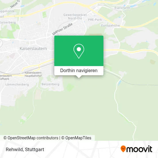 Rehwild Karte