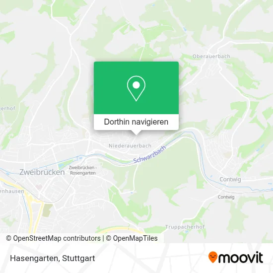 Hasengarten Karte