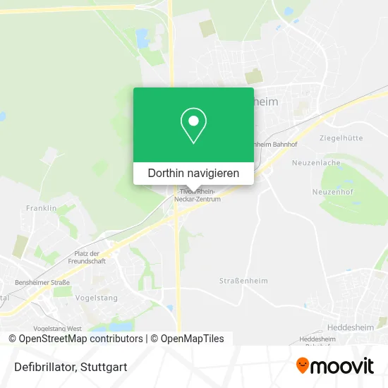 Defibrillator Karte