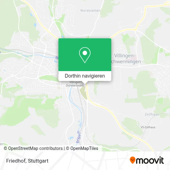 Friedhof Karte