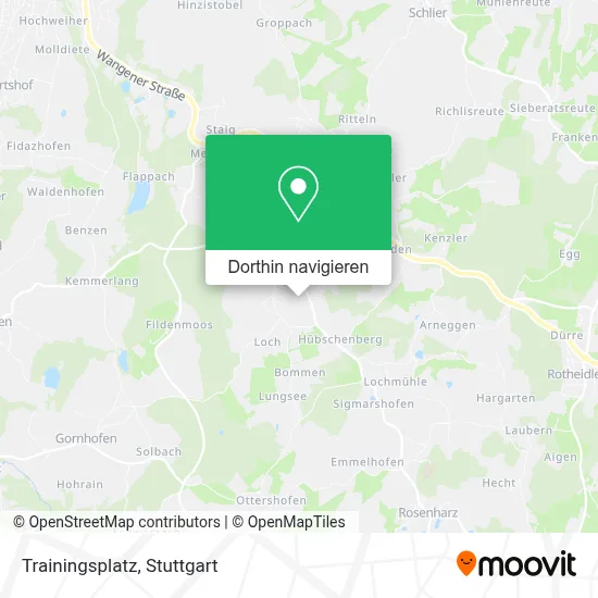 Trainingsplatz Karte