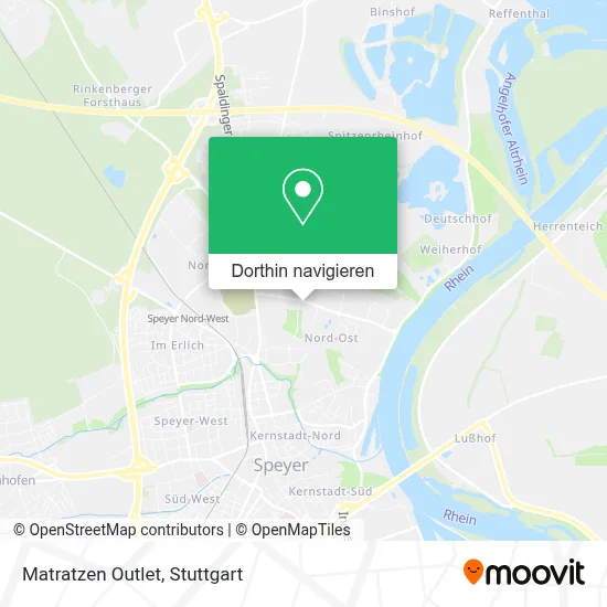 Matratzen Outlet Karte