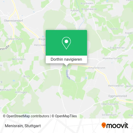 Menisrain Karte