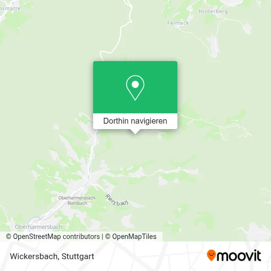 Wickersbach Karte