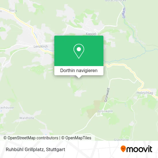 Ruhbühl Grillplatz Karte