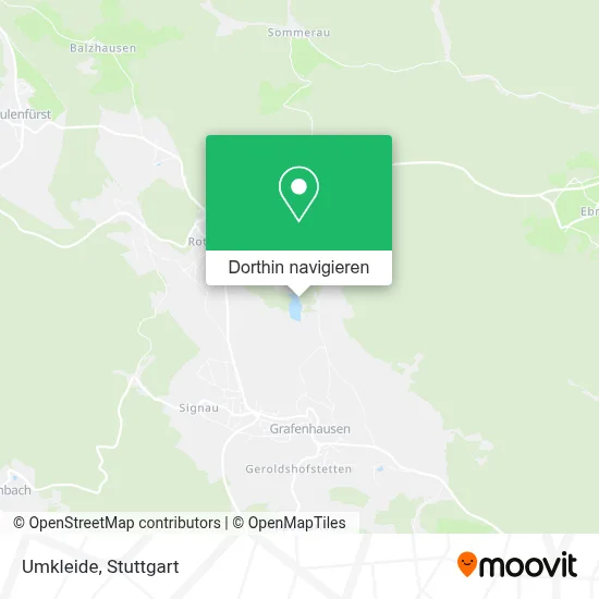 Umkleide Karte