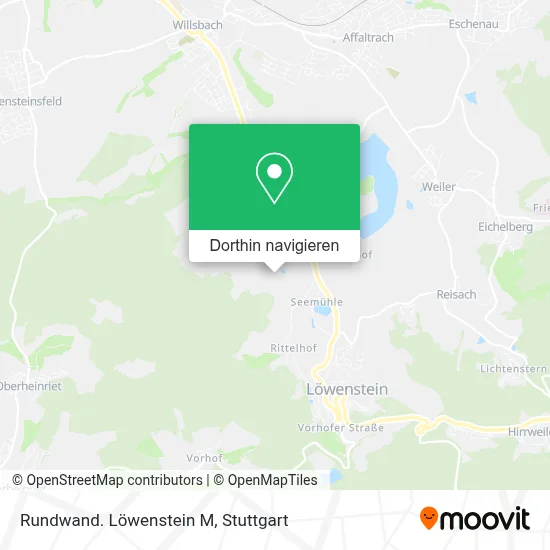 Rundwand. Löwenstein M Karte