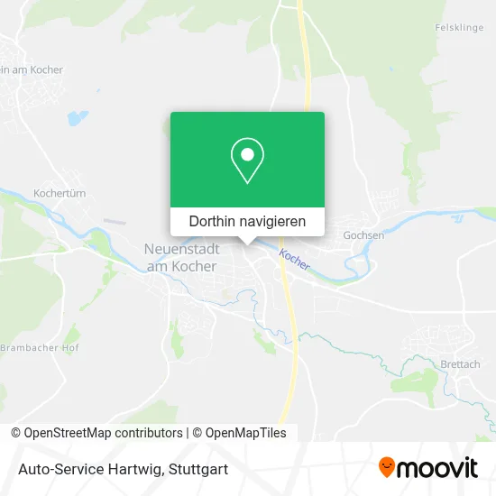 Auto-Service Hartwig Karte