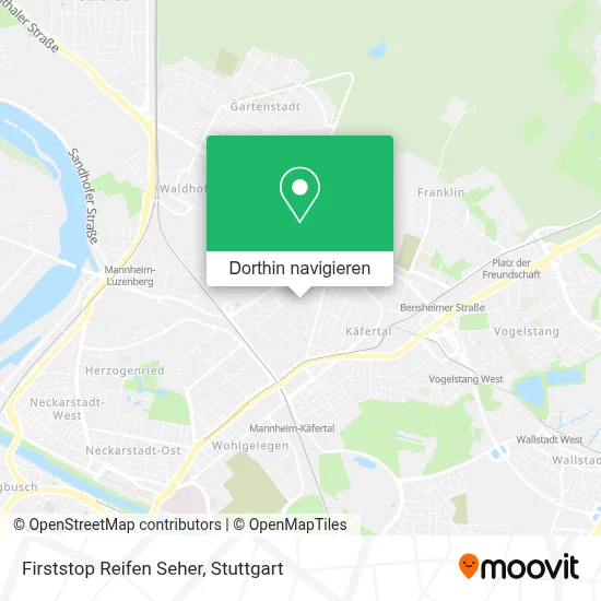 Firststop Reifen Seher Karte
