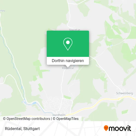 Rüdental Karte
