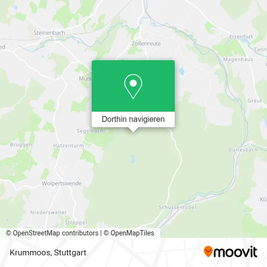 Krummoos Karte