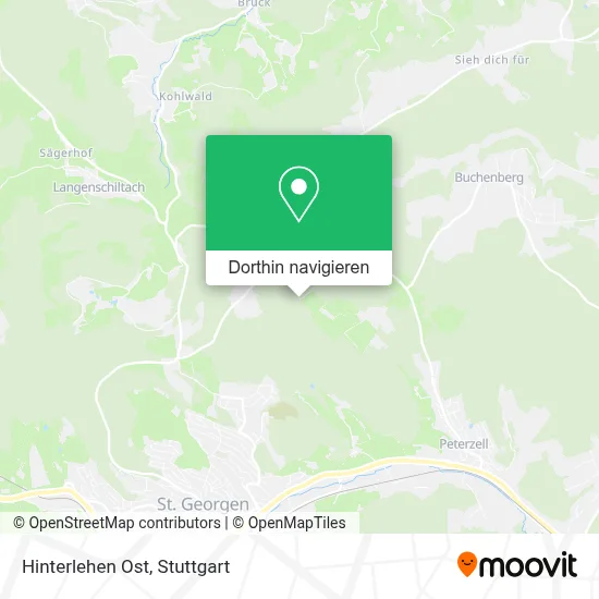 Hinterlehen Ost Karte