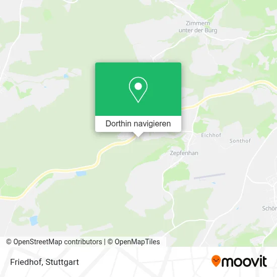 Friedhof Karte