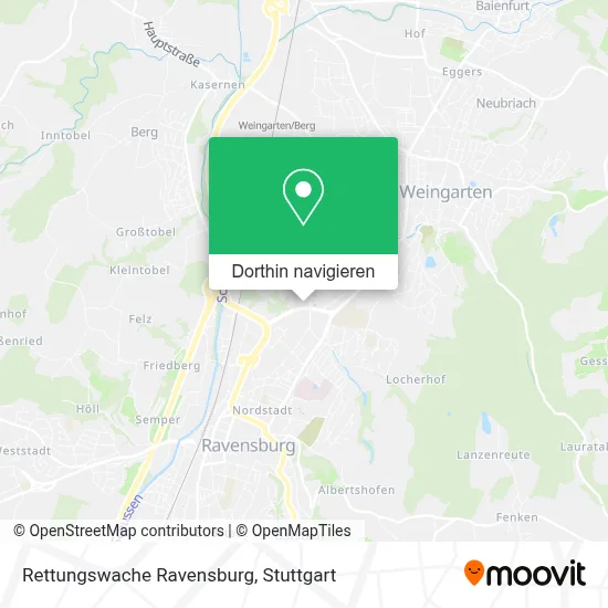 Rettungswache Ravensburg Karte
