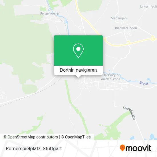 Römerspielplatz Karte