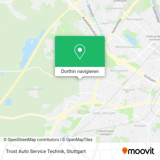 Trost Auto Service Technik Karte