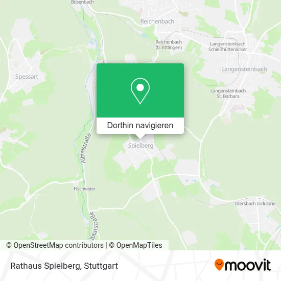 Rathaus Spielberg Karte
