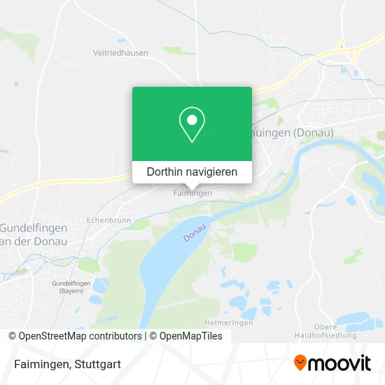 Faimingen Karte