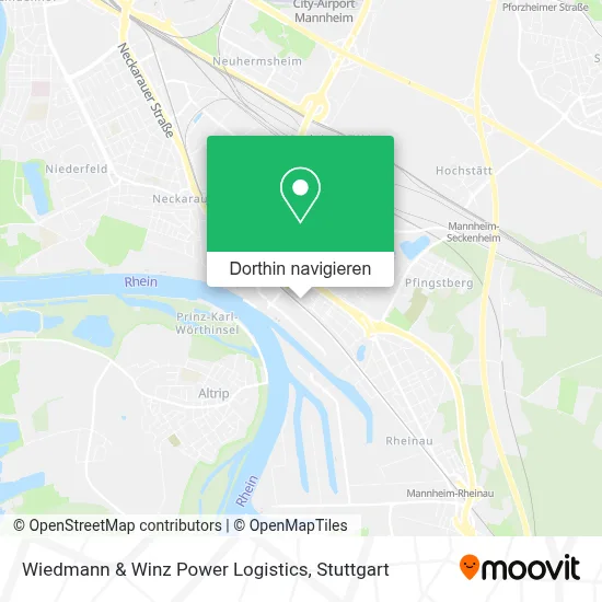Wiedmann & Winz Power Logistics Karte