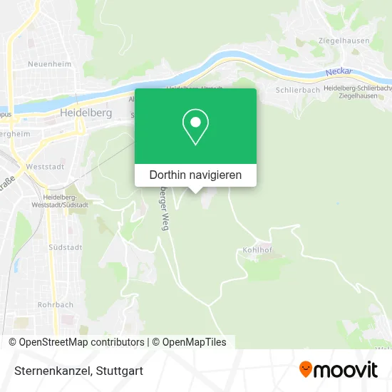 Sternenkanzel Karte