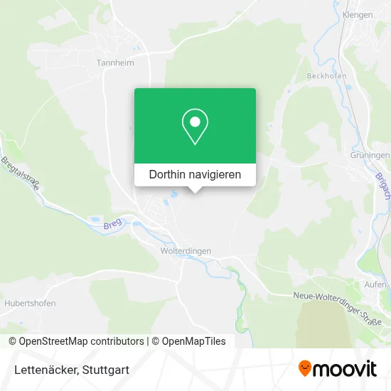 Lettenäcker Karte