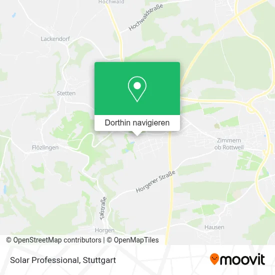 Solar Professional Karte