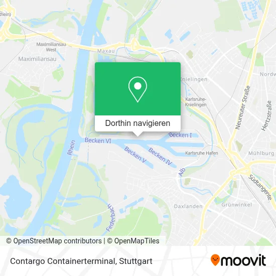 Contargo Containerterminal Karte